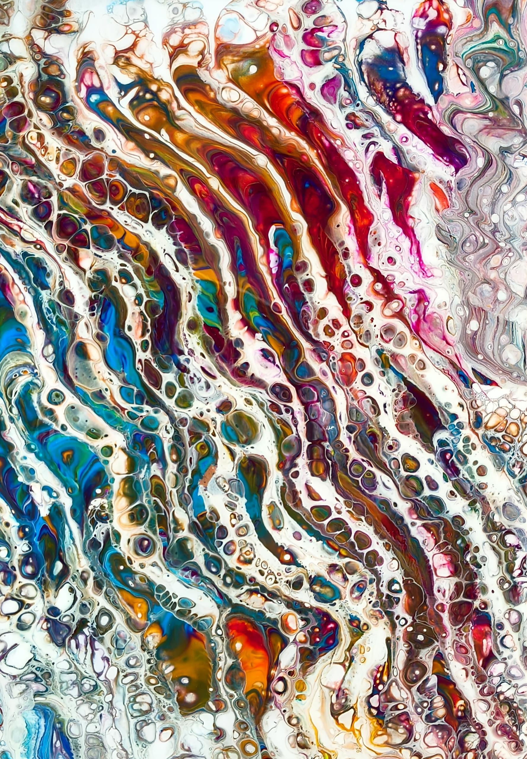 Starlight Tides - Acrylic painting by Chris Broussard